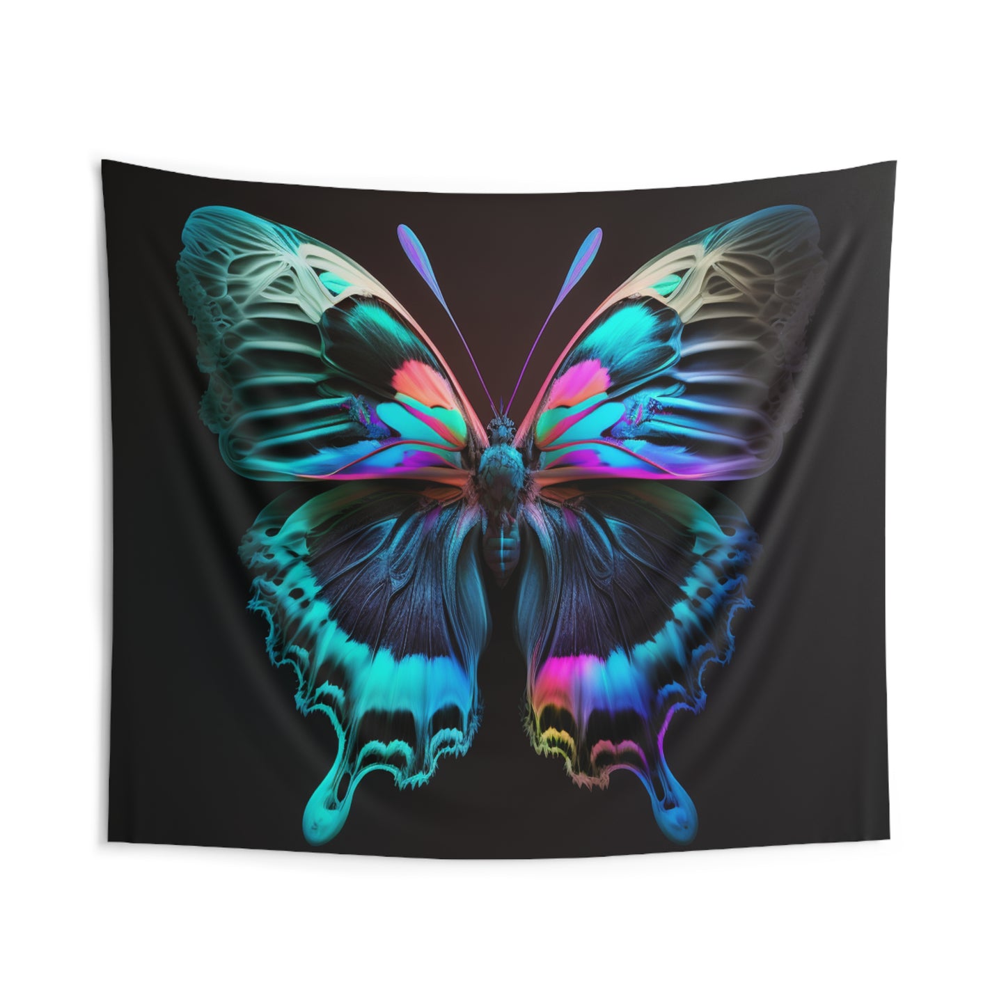 Indoor Wall Tapestries Raw Florescent Glow 1