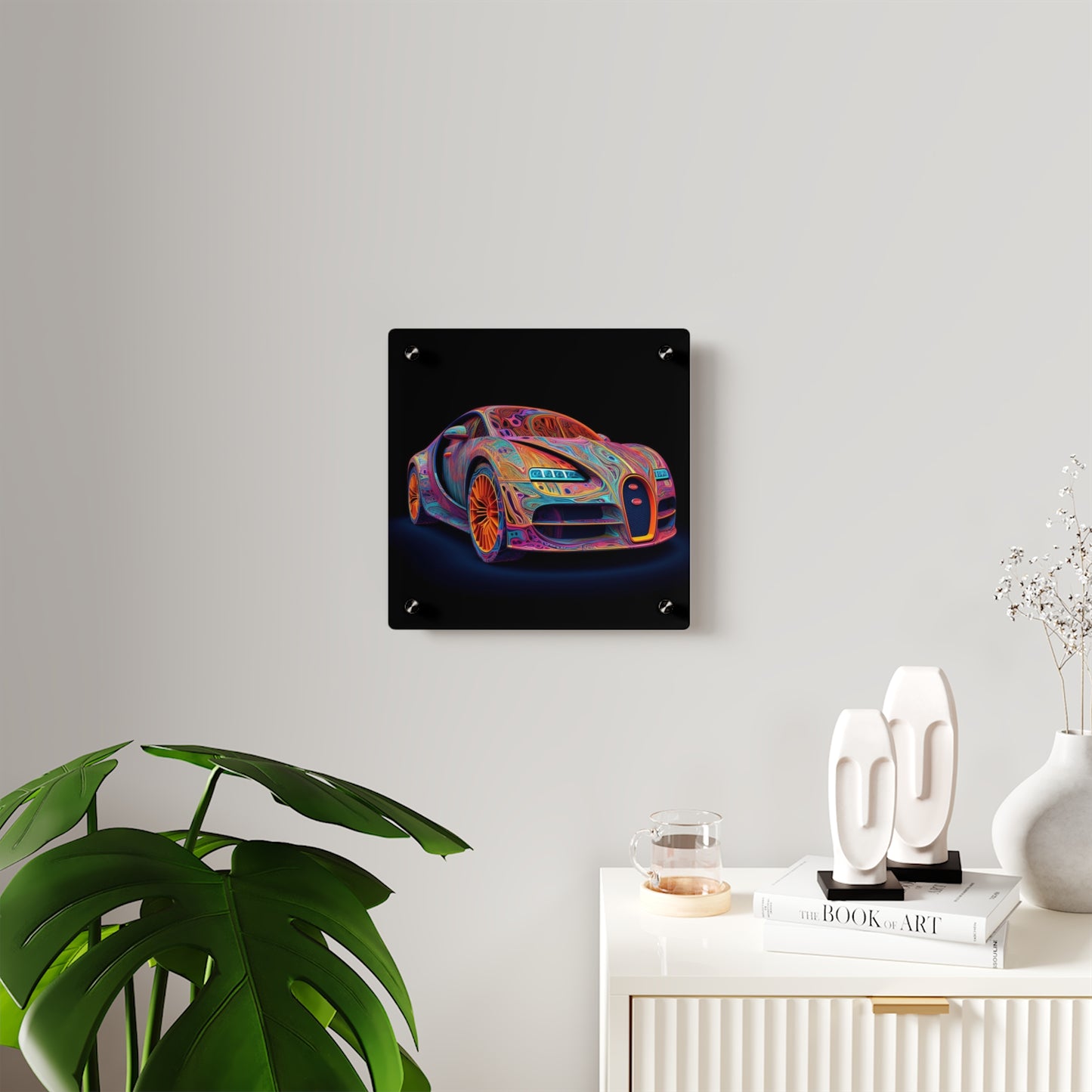 Acrylic Wall Art Panels Bugatti Abstract Concept 1