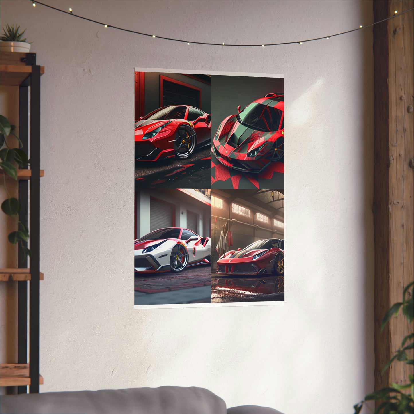 Premium Matte Vertical Posters Ferrari Hyper 5