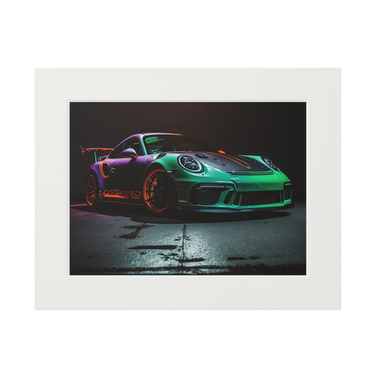 Fine Art Prints (Passepartout Paper Frame) Porsche Color 4