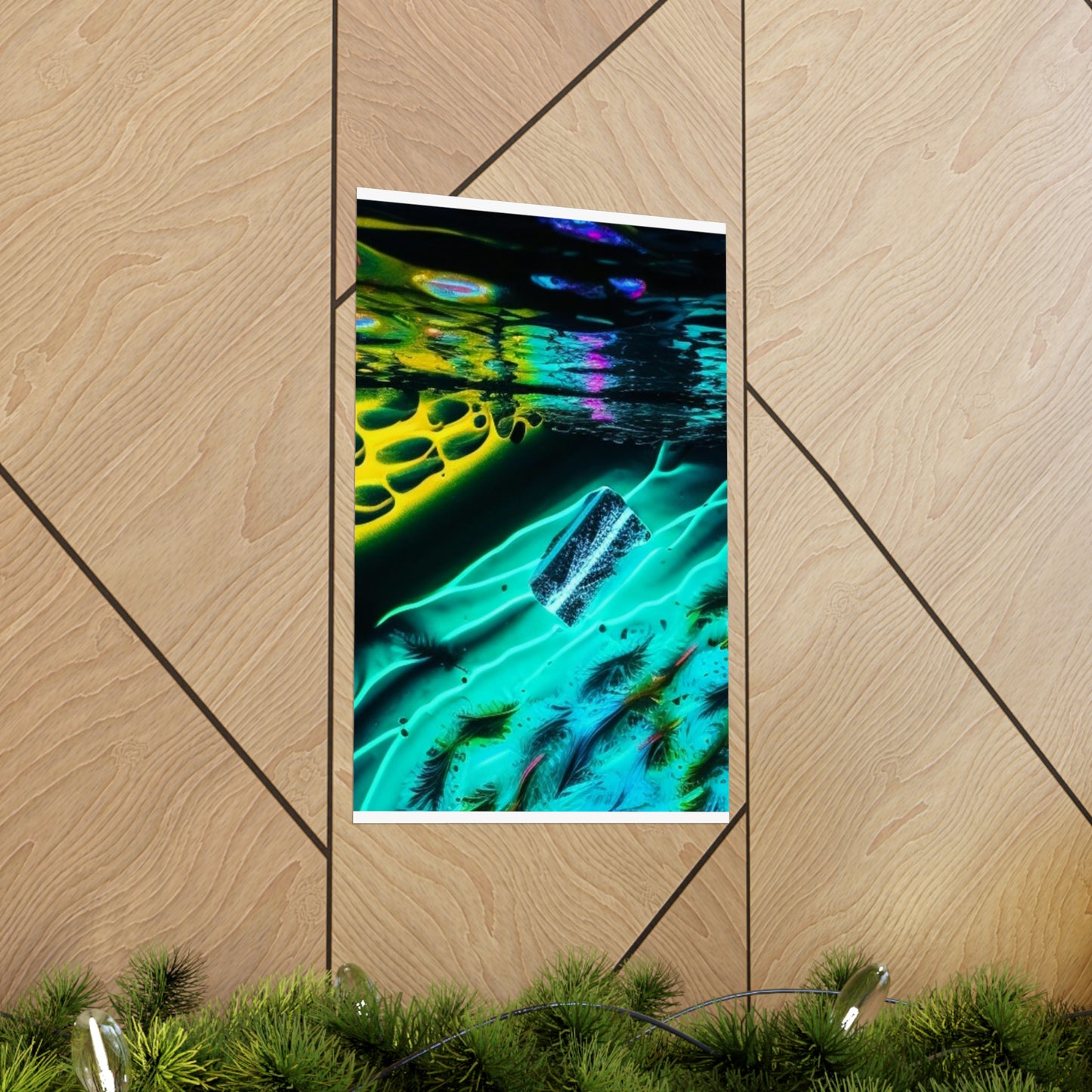 Premium Matte Vertical Posters Florescent Glow 2