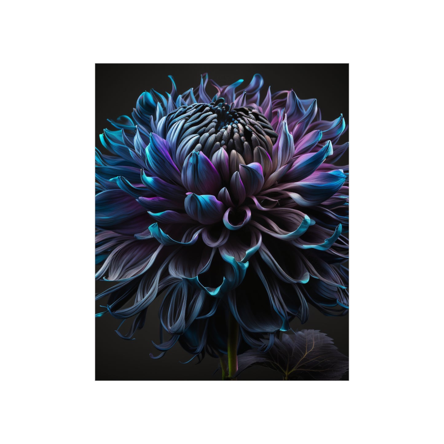 Premium Matte Vertical Posters Dahlia Purple 3