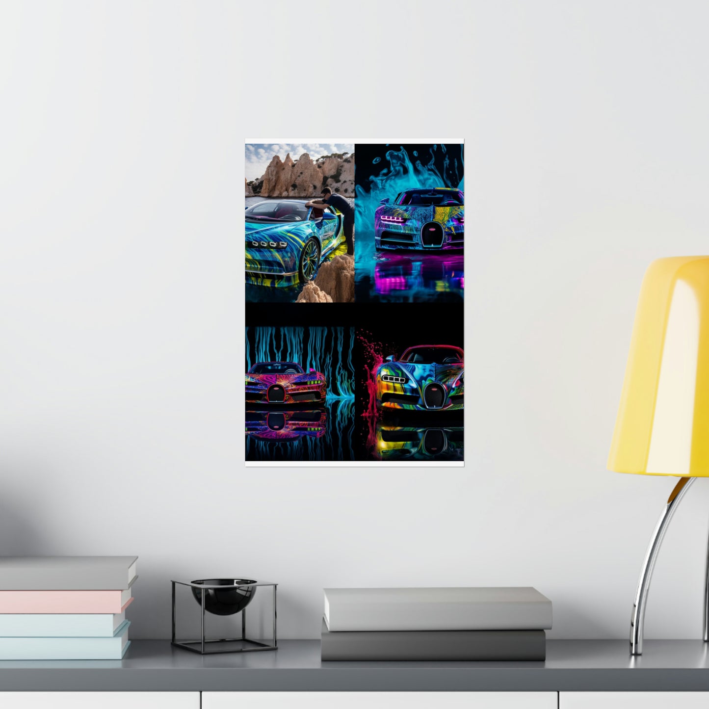 Premium Matte Vertical Posters Bugatti Water 5