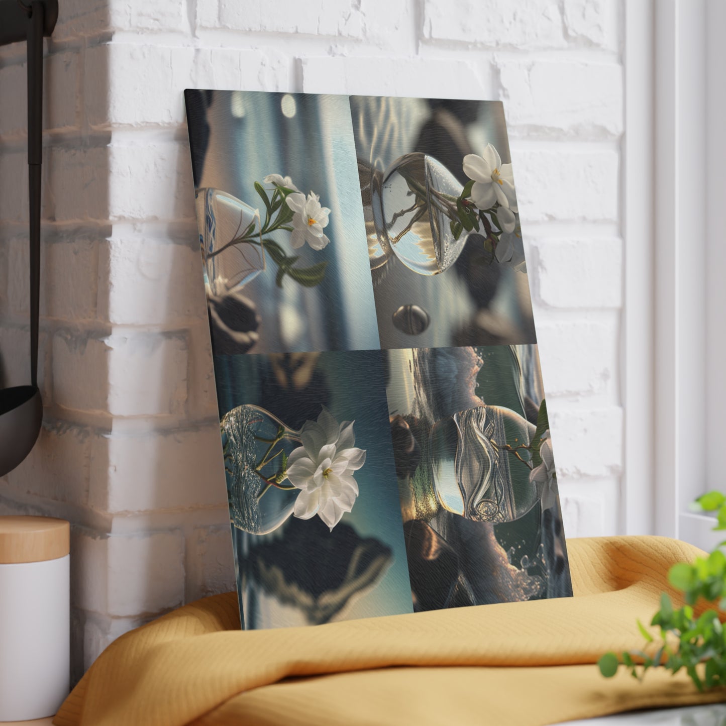 Glass Cutting Board Jasmine glass vase 5