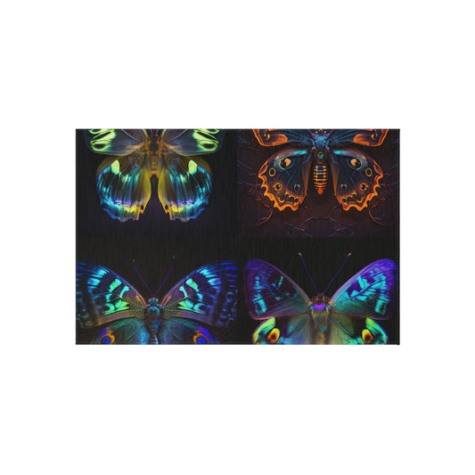 Outdoor Rug  Neon Hue Butterfly 5