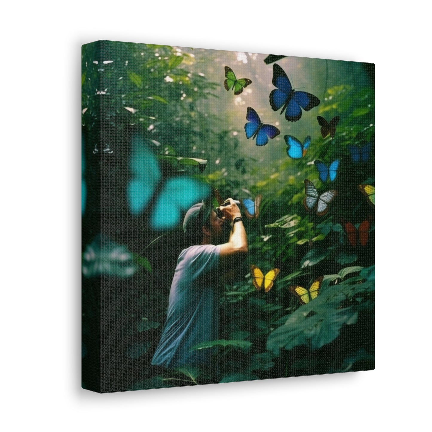 Canvas Gallery Wraps Jungle Butterfly 1