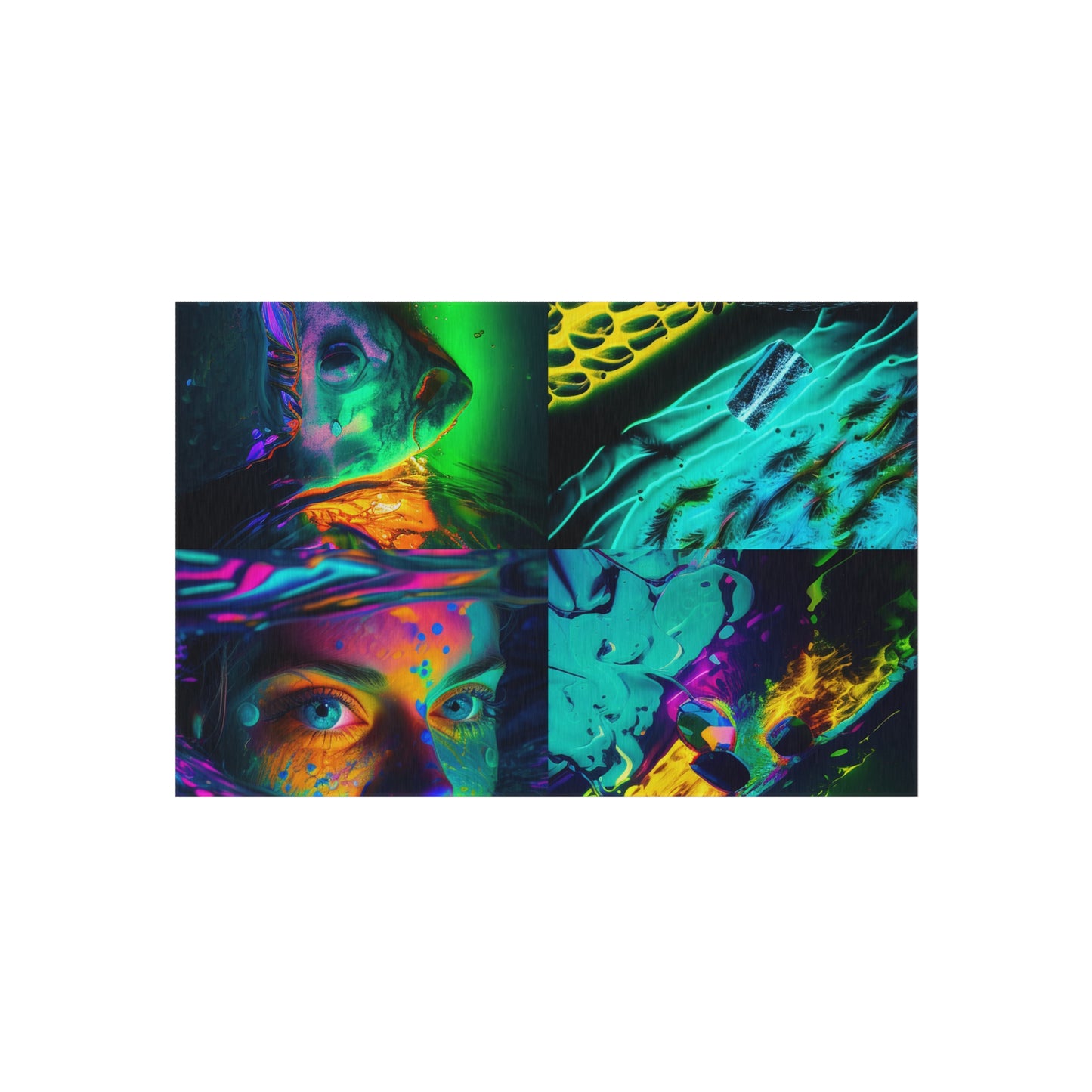 Outdoor Rug  Florescent Glow 5