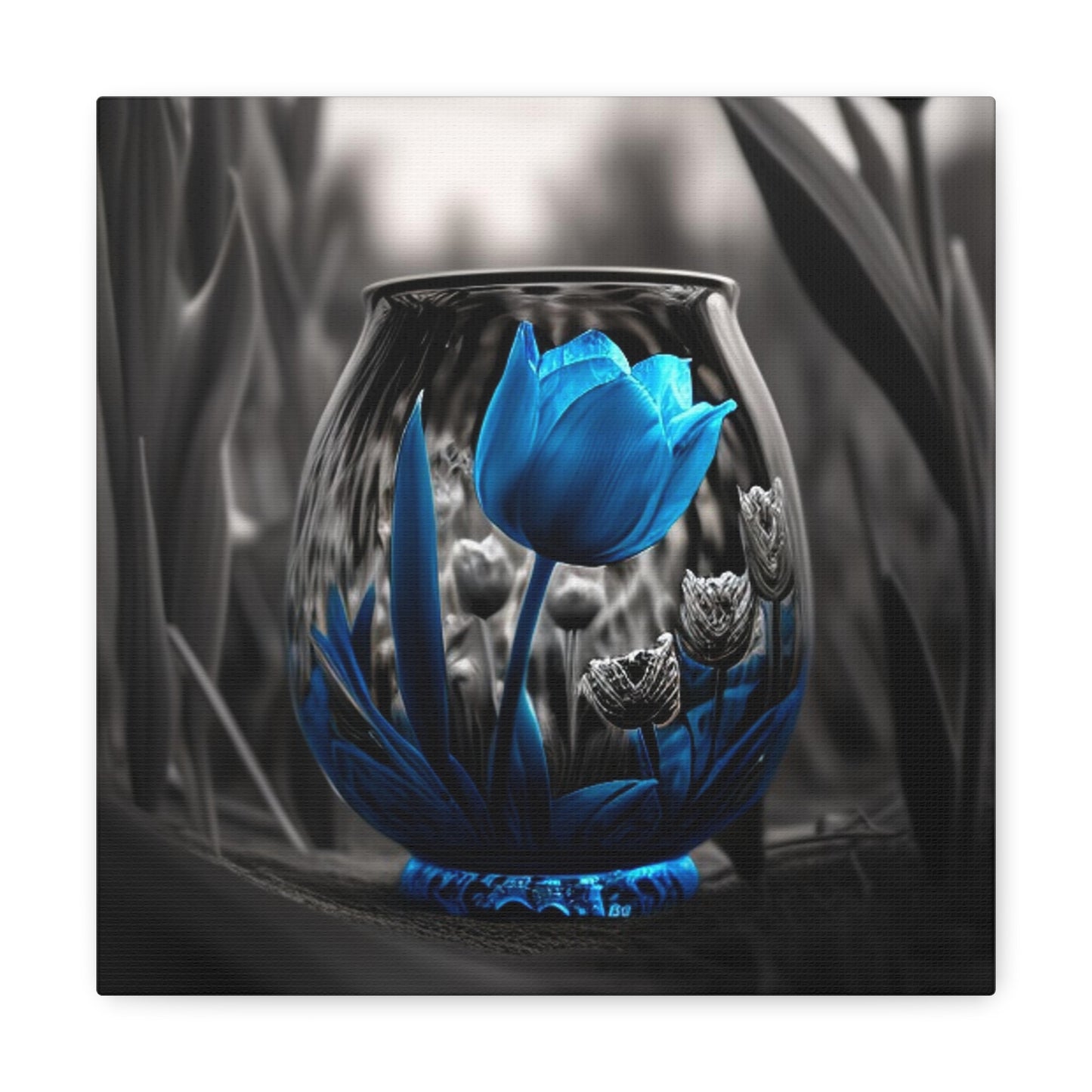 Canvas Gallery Wraps Tulip Blue 4