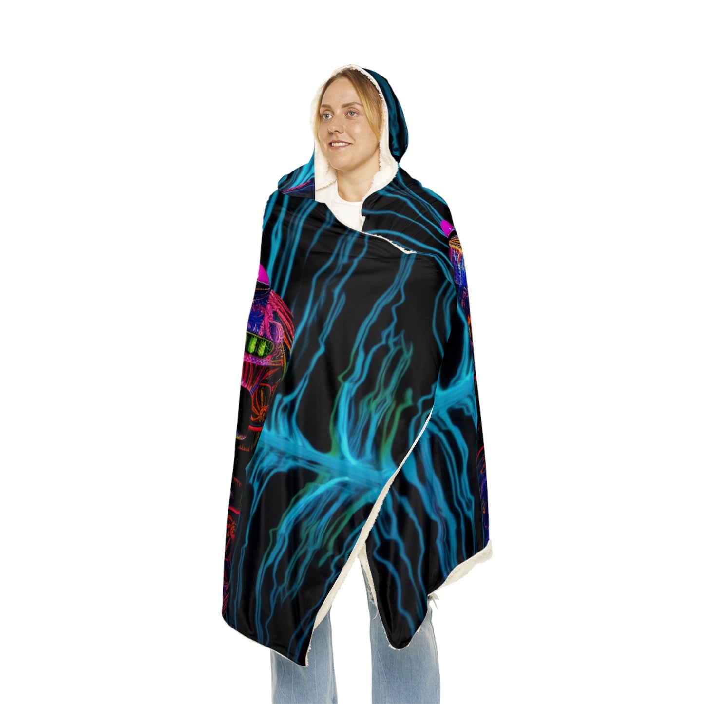 Snuggle Hooded Blanket Bugatti Water 3