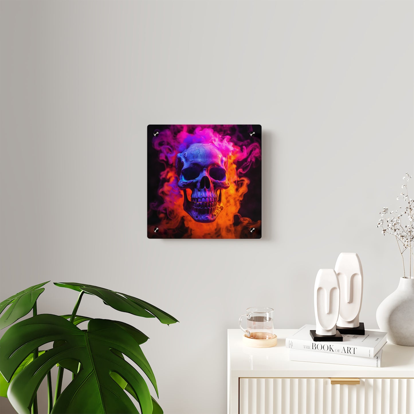 Acrylic Wall Art Panels Macro Skull 4