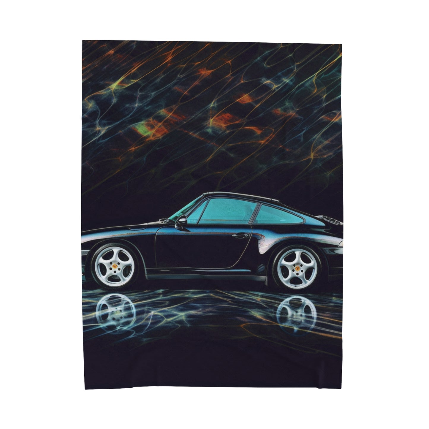 Velveteen Plush Blanket Porsche 933 2