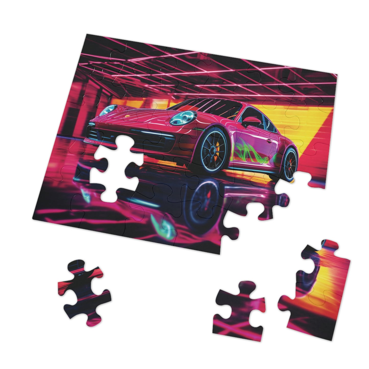 Jigsaw Puzzle (30, 110, 252, 500,1000-Piece) Macro Porsche 3