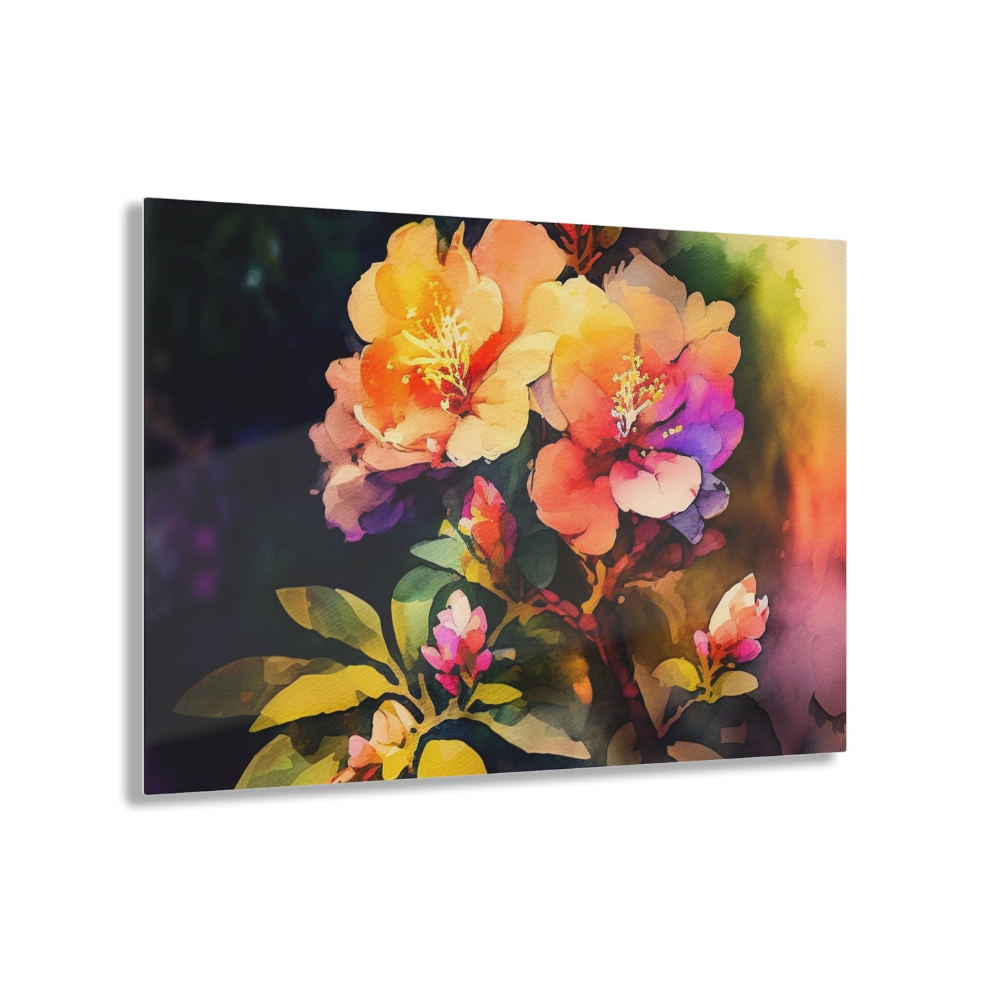 Acrylic Prints Bright Spring Flowers 2