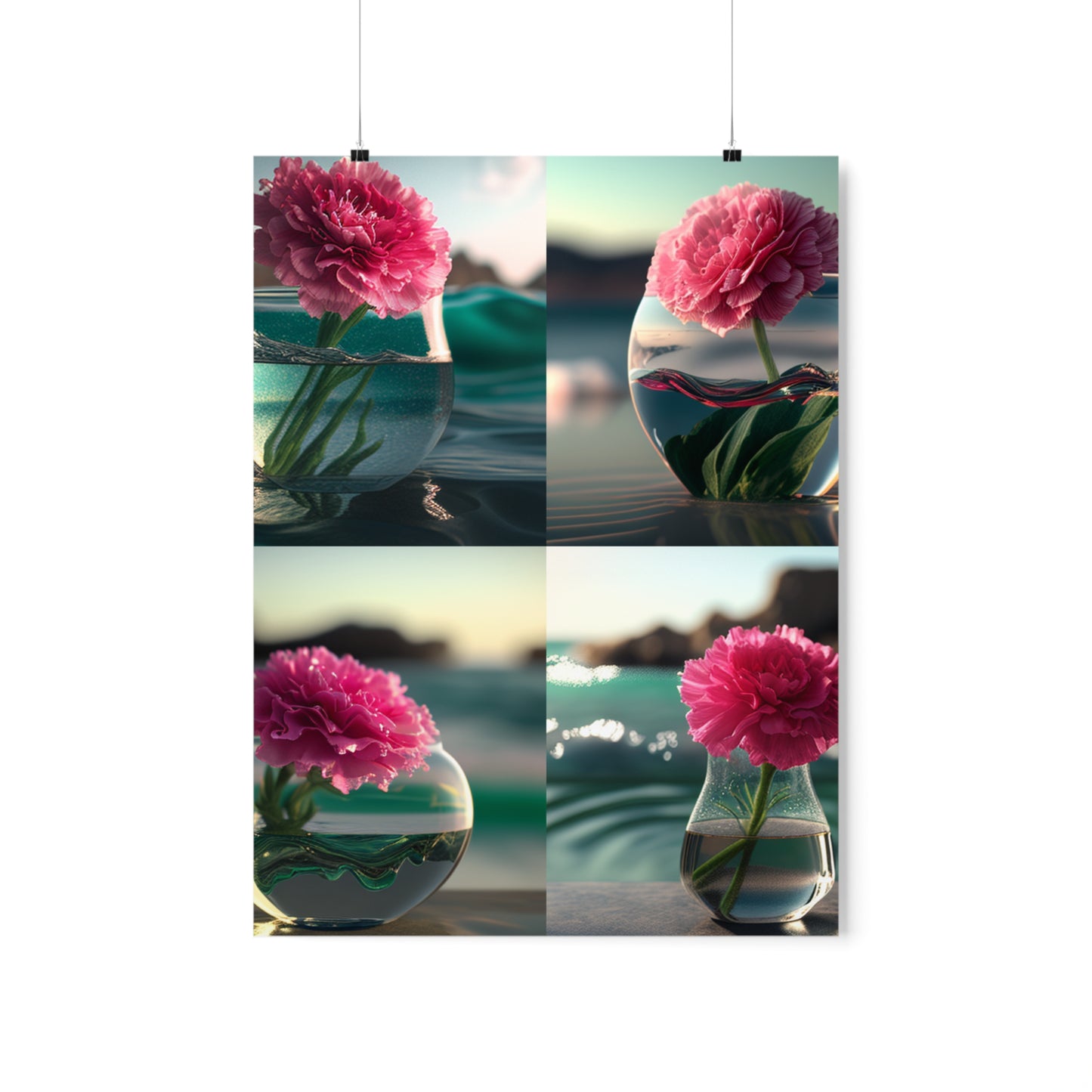 Premium Matte Vertical Posters Carnation 5