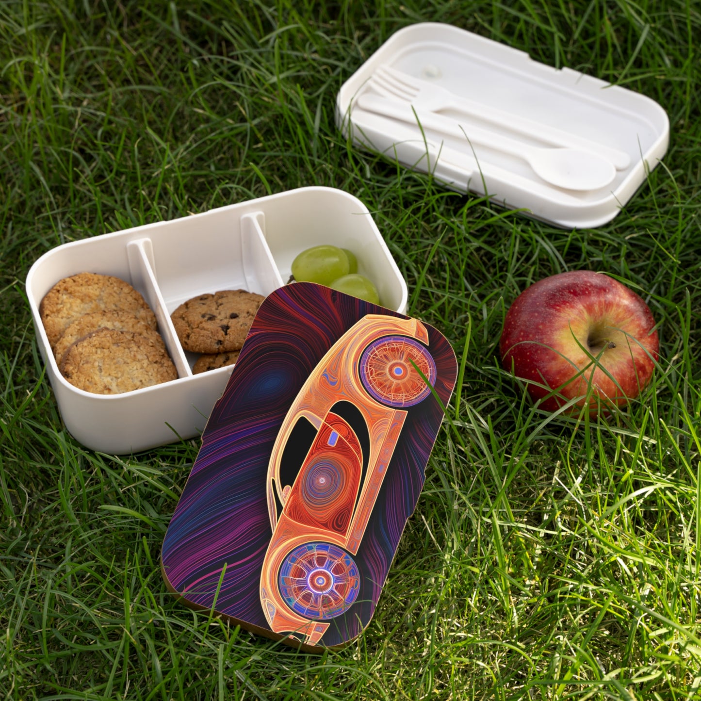 Bento Lunch Box Bugatti Abstract Concept 2