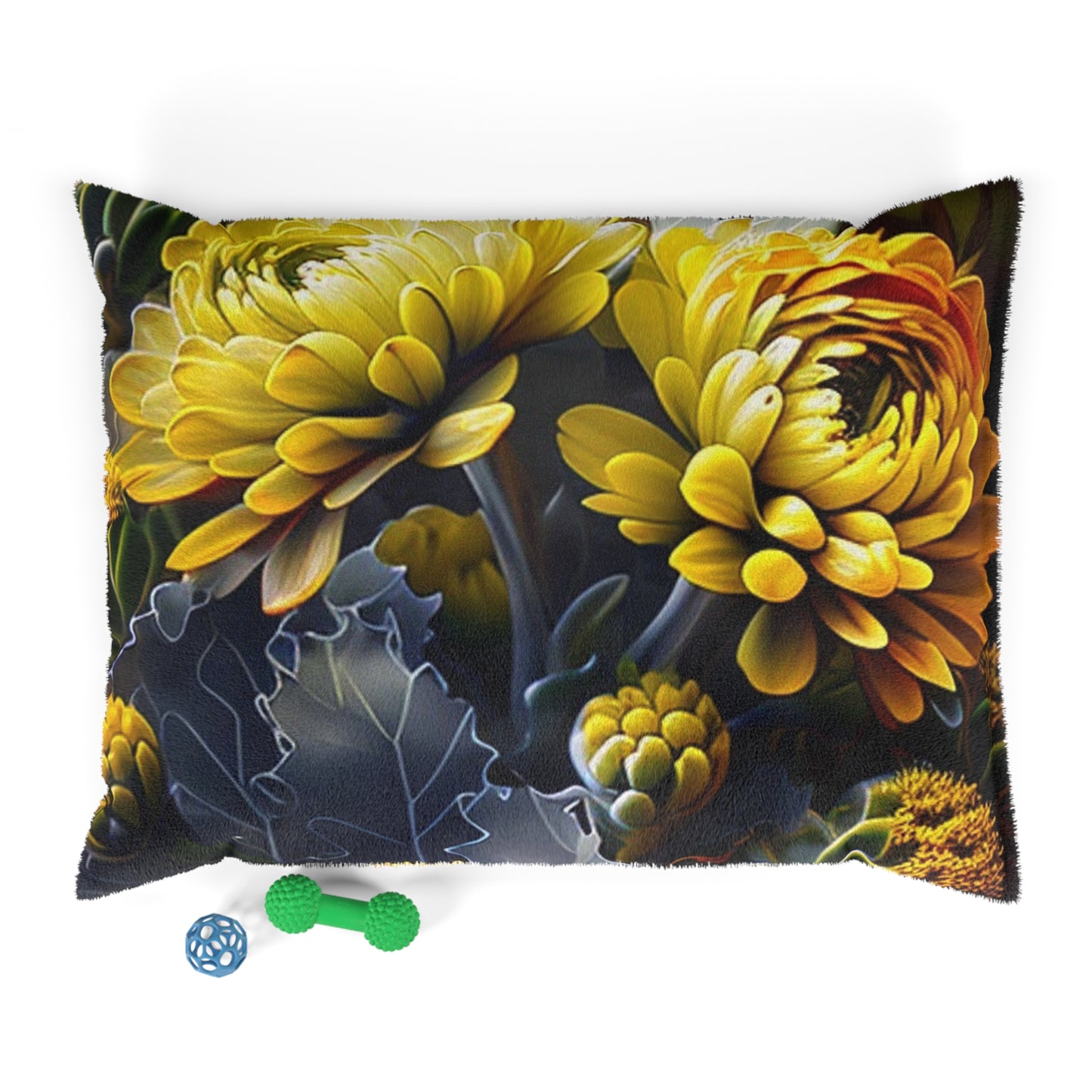 Pet Bed Yellow Hermosas Flores Amarillas 1