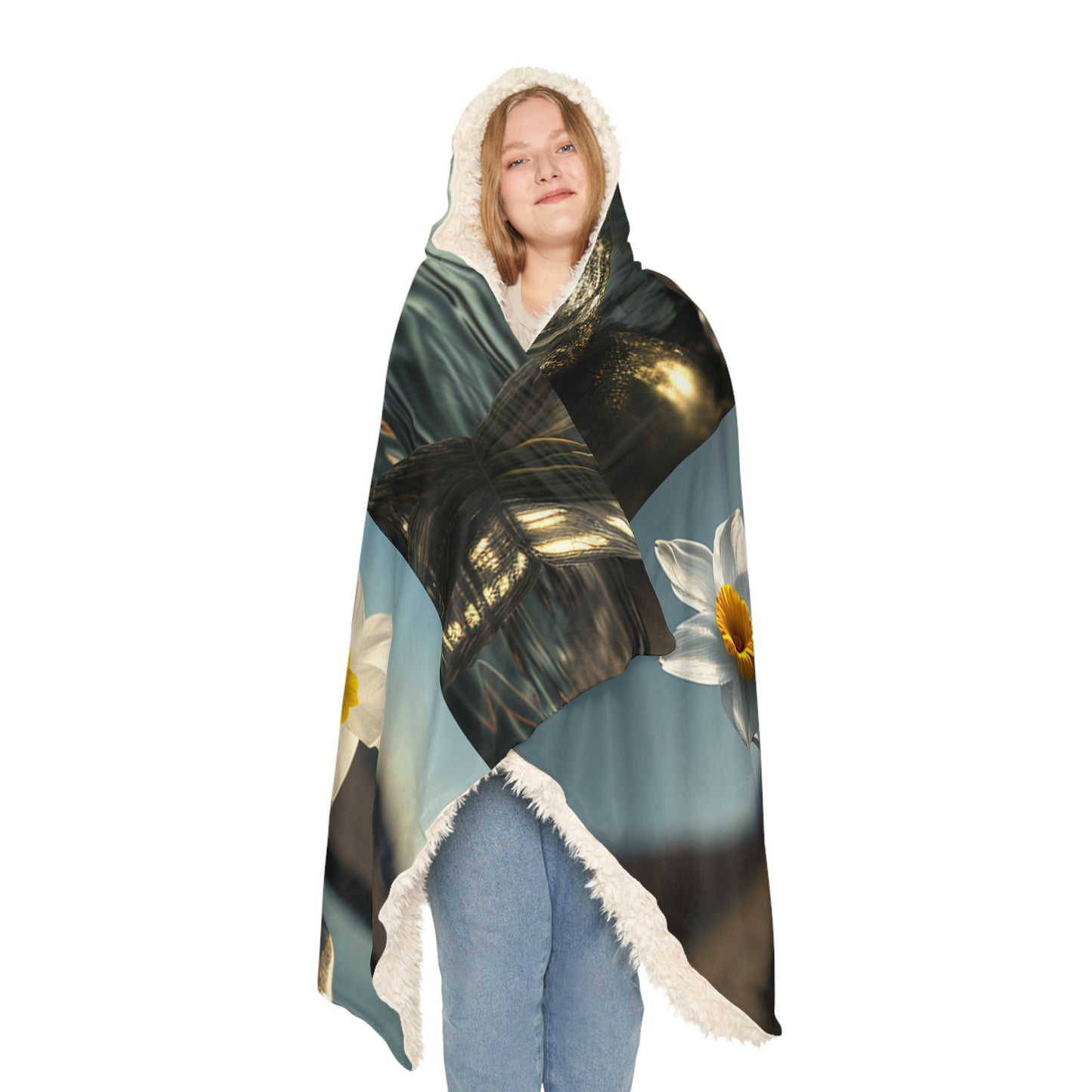 Snuggle Hooded Blanket Daffodil 5