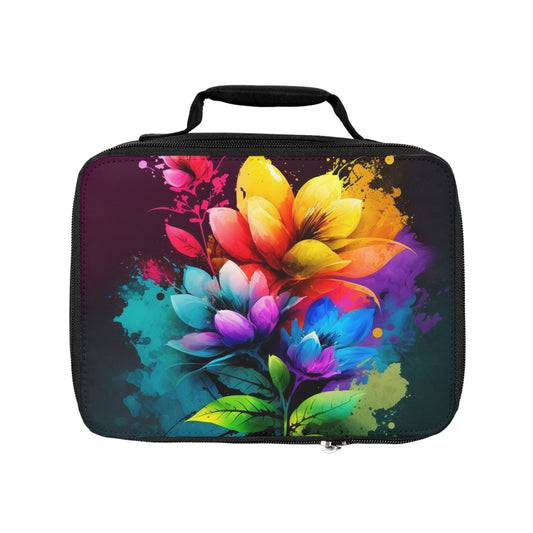 Lunch Bag Bright Spring Flowers 3
