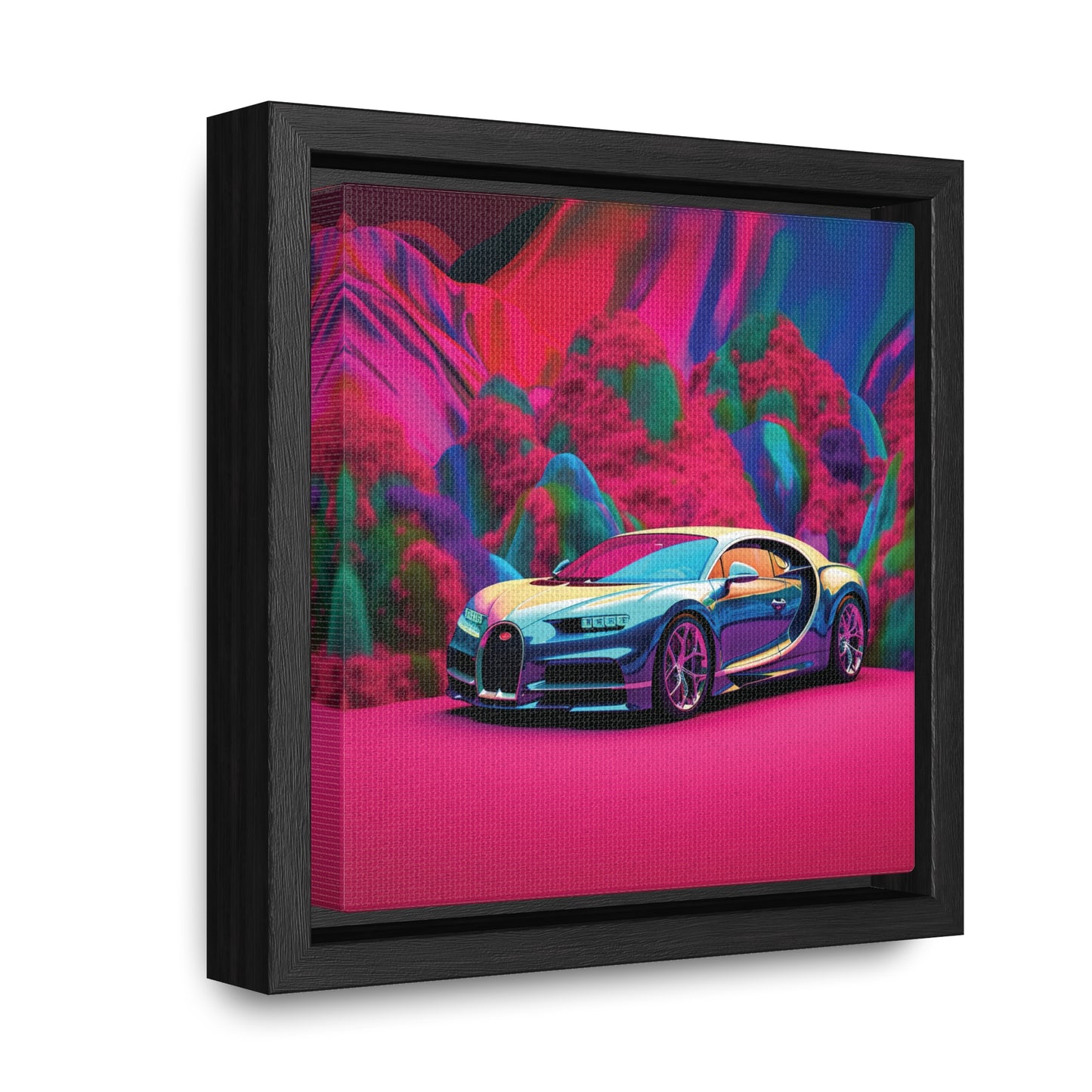 Gallery Canvas Wraps, Square Frame Florescent Bugatti Flair 4