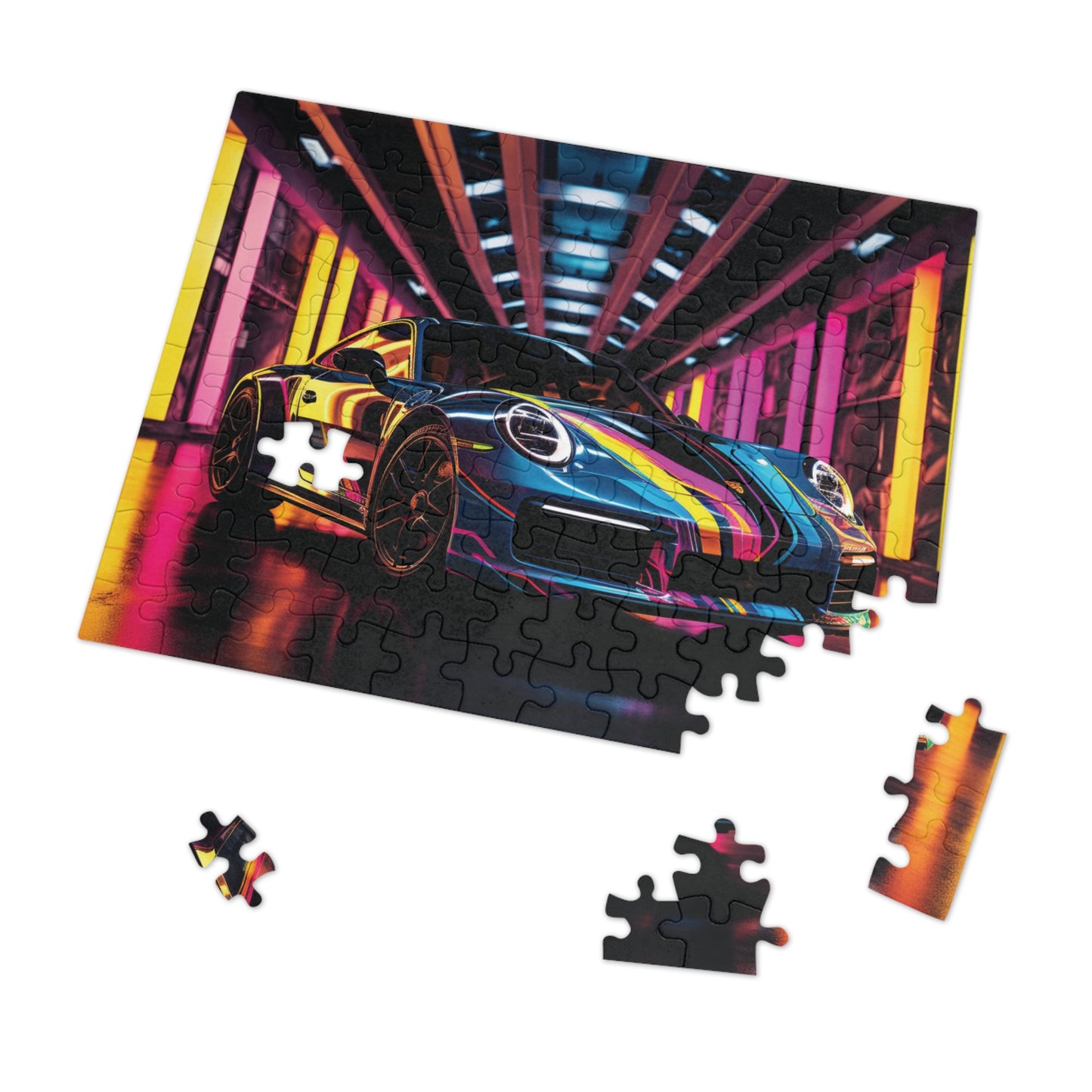 Jigsaw Puzzle (30, 110, 252, 500,1000-Piece) Macro Porsche 1