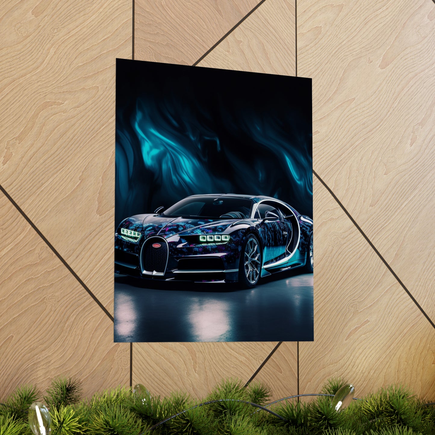 Premium Matte Vertical Posters Hyper Bugatti 1