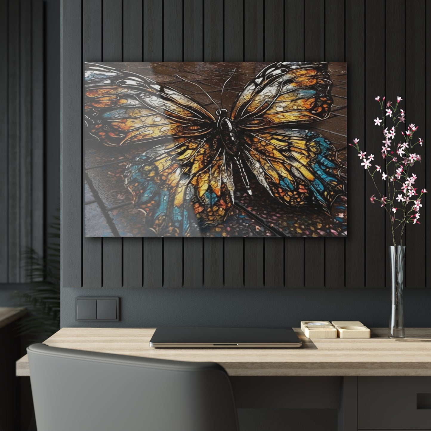 Acrylic Prints Water Butterfly Street 1