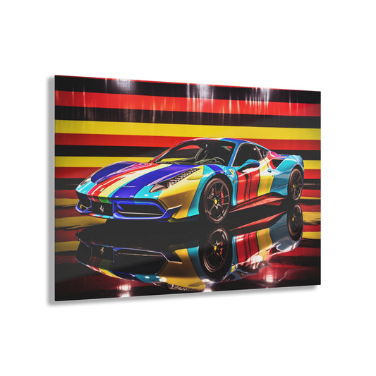 Acrylic Prints Hyper Colorfull Ferrari 2