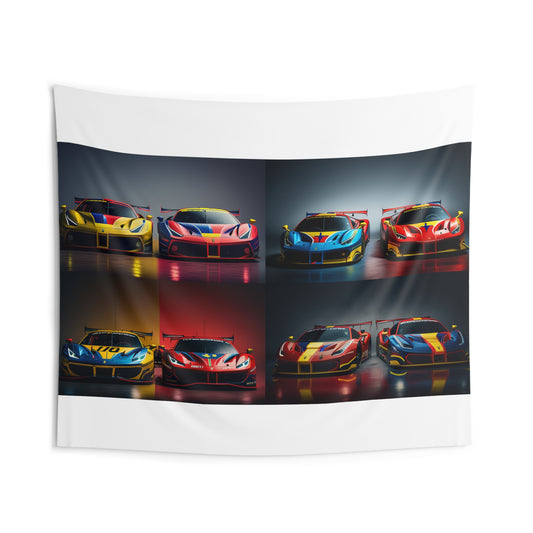 Indoor Wall Tapestries Ferrari Red Blue 5