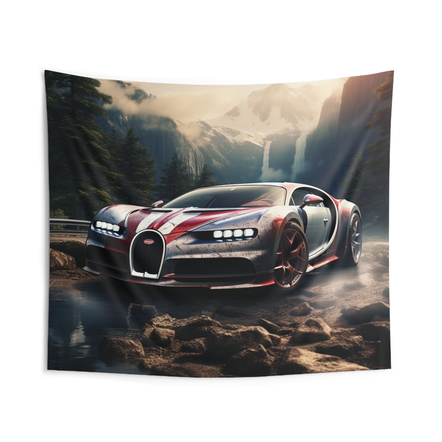 Indoor Wall Tapestries Bugatti Waterfall 4