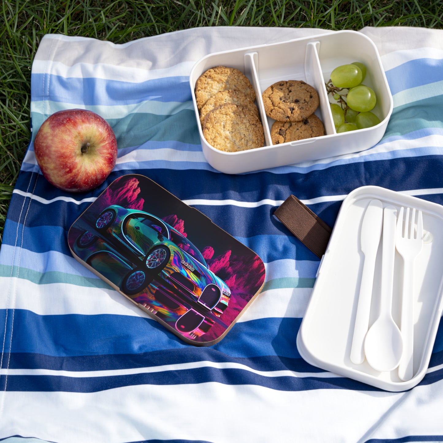 Bento Lunch Box Florescent Bugatti Flair 2