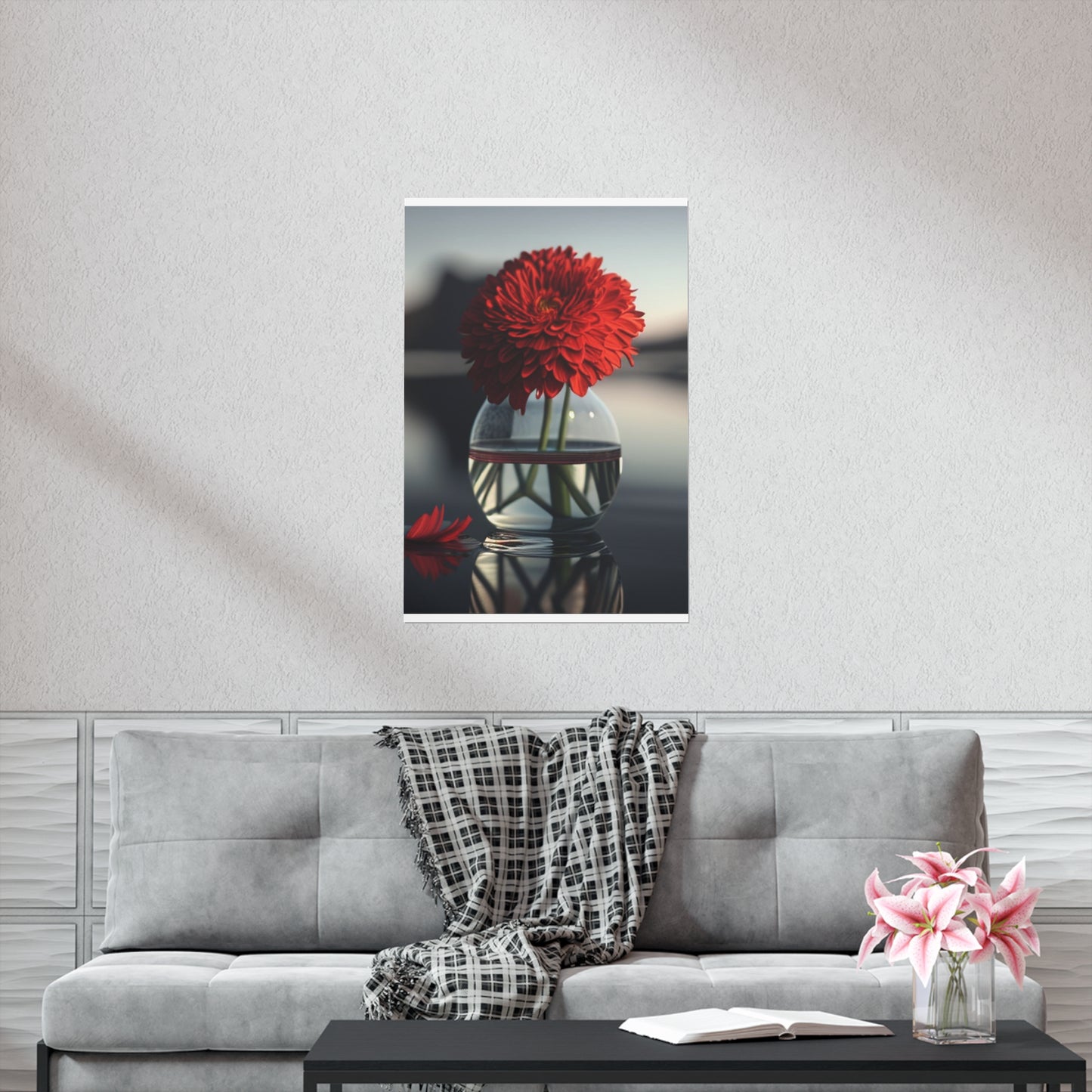 Premium Matte Vertical Posters Chrysanthemum 2