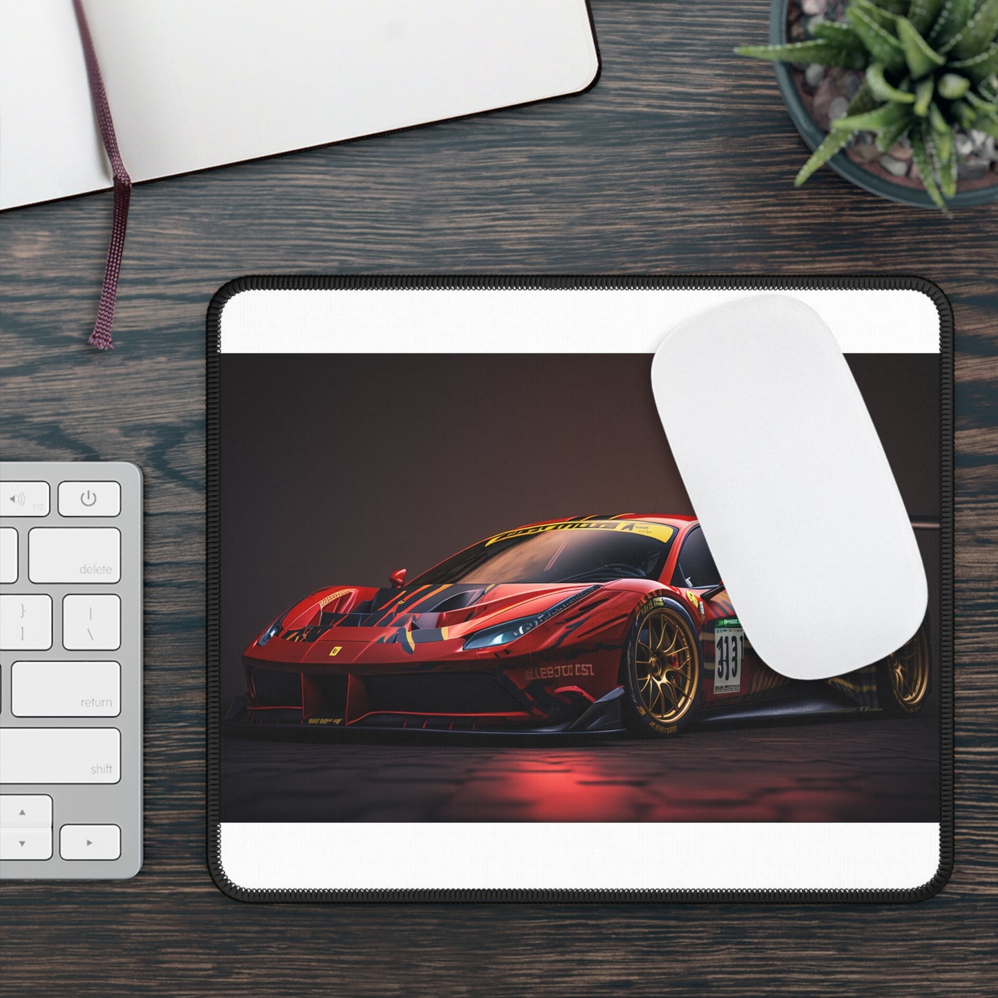 Gaming Mouse Pad  Ferrari Red 1