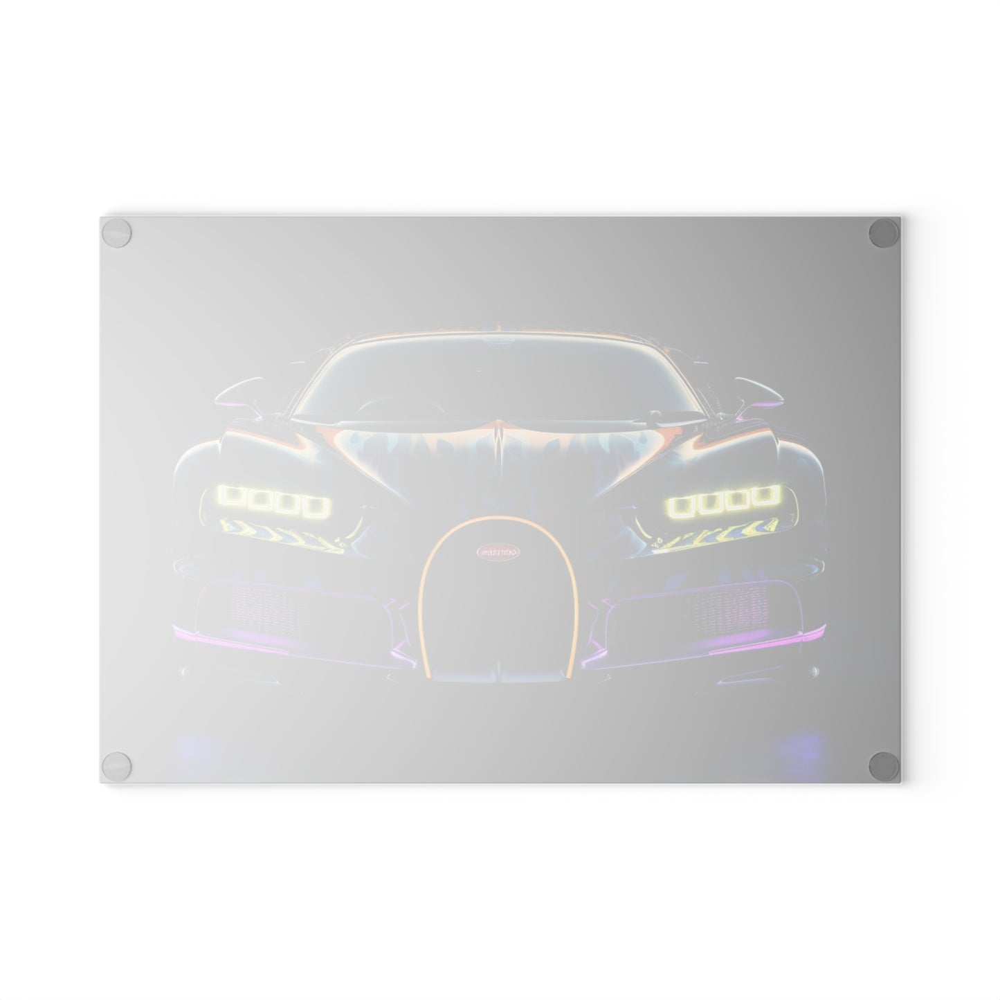 Glass Cutting Board Hyper Bugatti Chiron 3