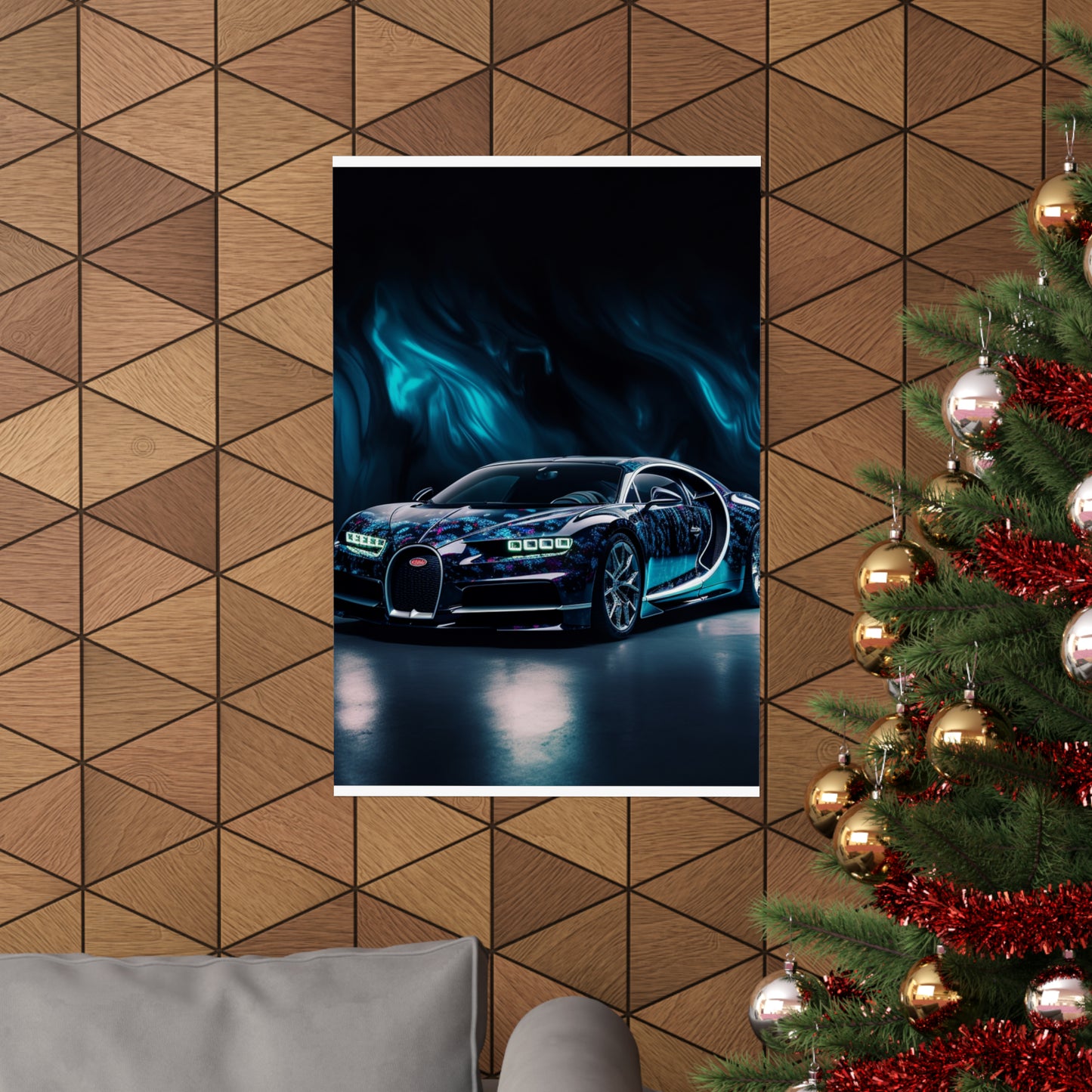 Premium Matte Vertical Posters Hyper Bugatti 1