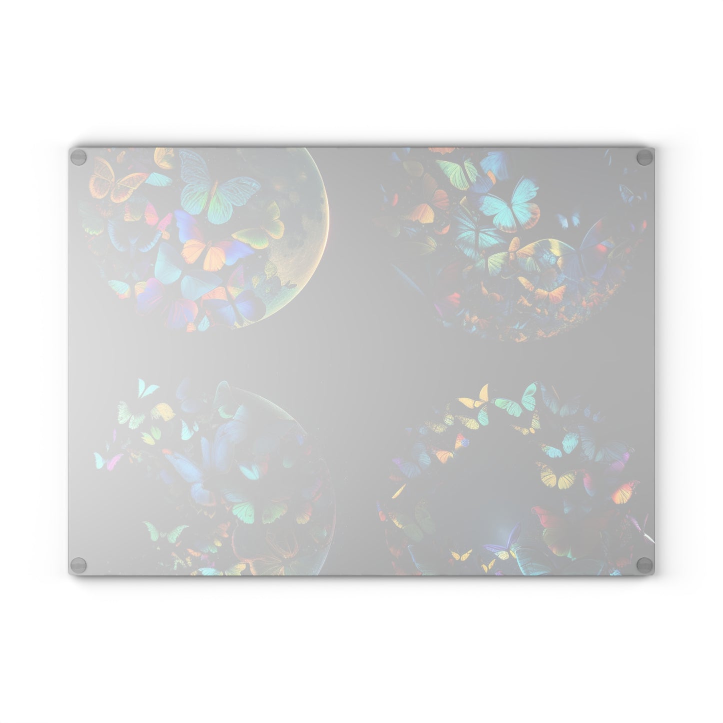 Glass Cutting Board Moon Butterfly 5