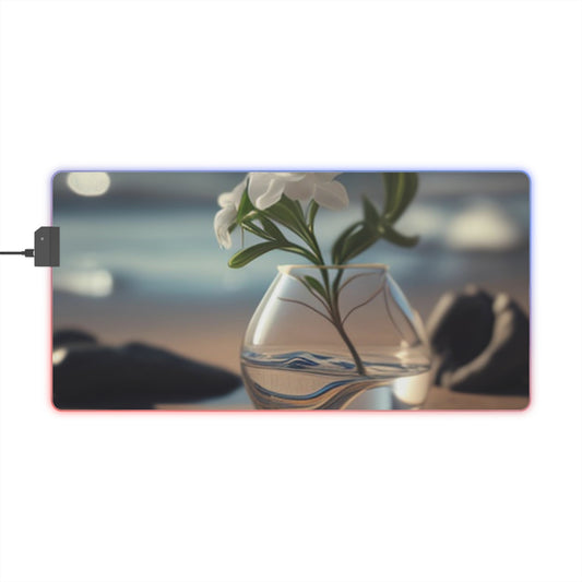 LED Gaming Mouse Pad Jasmine glass vase 3