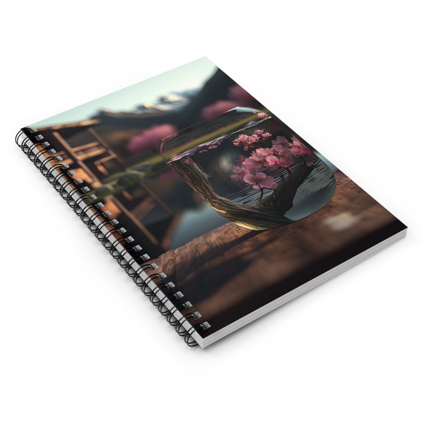 Spiral Notebook - Ruled Line Cherry Blossom 3