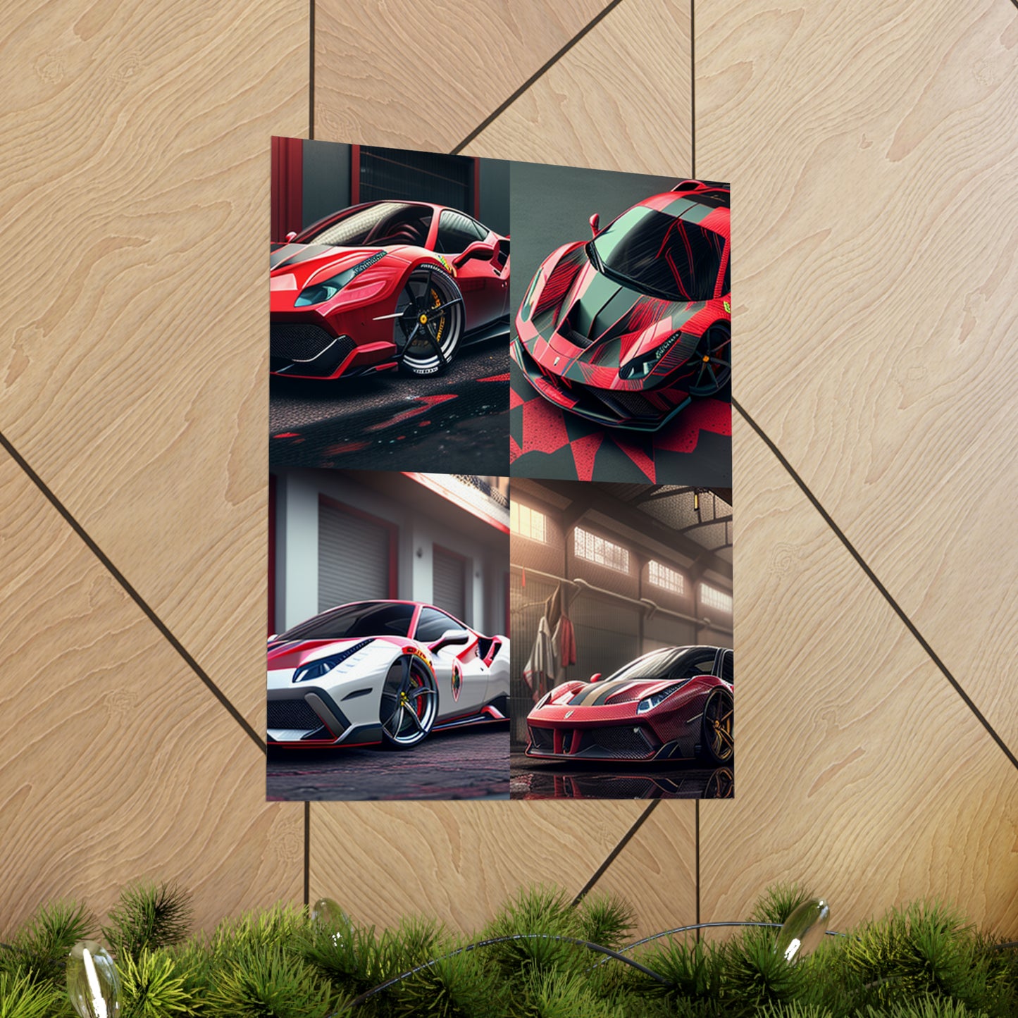 Premium Matte Vertical Posters Ferrari Hyper 5