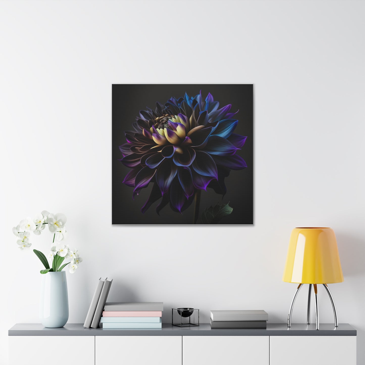 Canvas Gallery Wraps Dahlia Purple 1