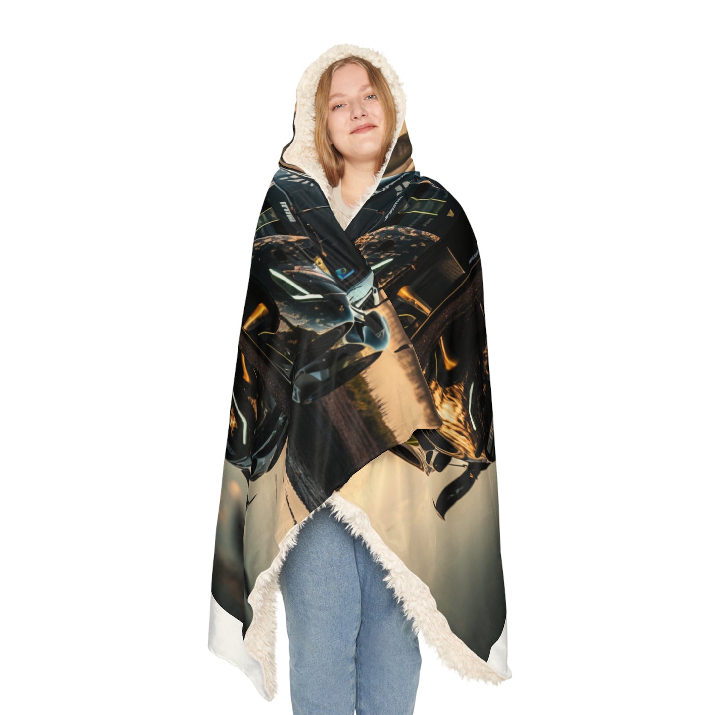 Snuggle Hooded Blanket Ferrari Lake 4