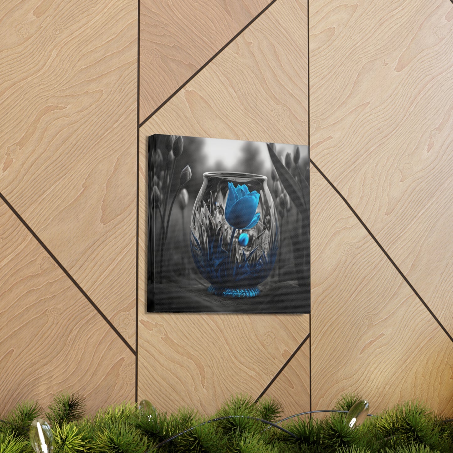 Canvas Gallery Wraps Tulip Blue 6