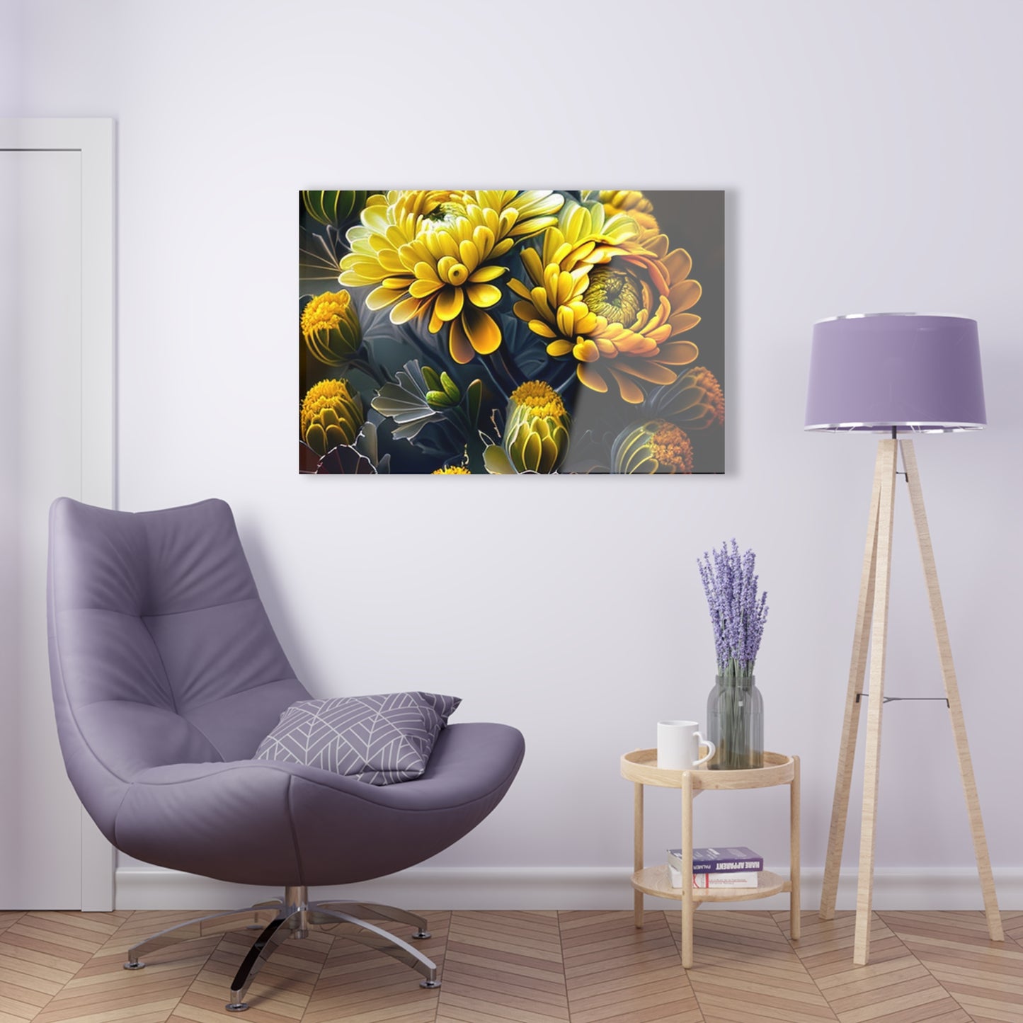 Acrylic Prints Yellow Hermosas Flores Amarillas 4