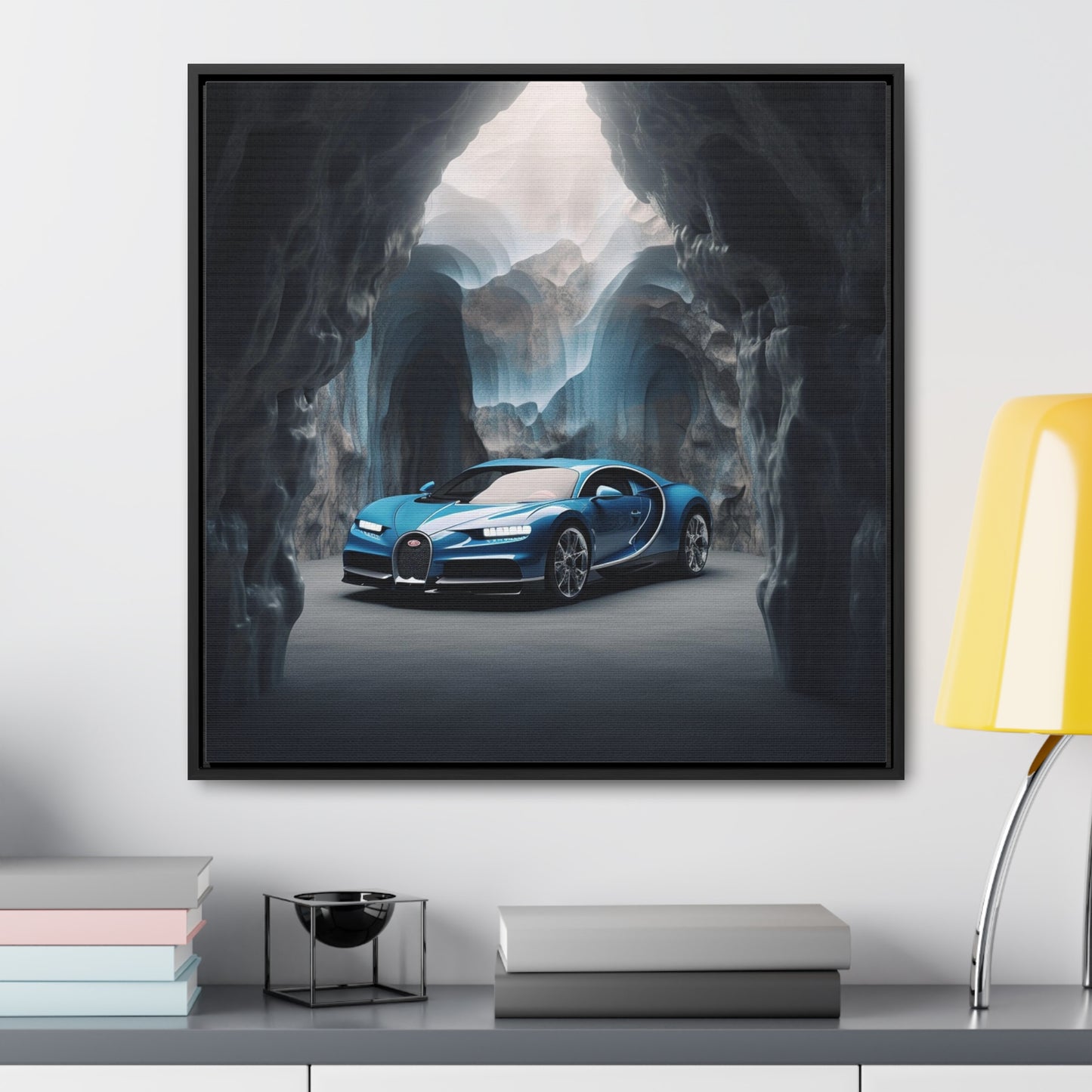 Gallery Canvas Wraps, Square Frame Bugatti Real Look 2