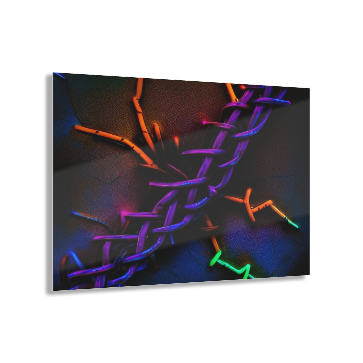 Acrylic Prints Macro Neon Barbs 2