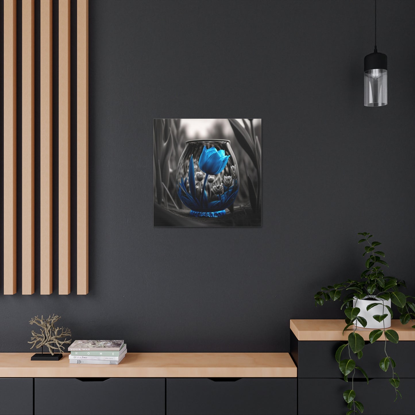 Canvas Gallery Wraps Tulip Blue 4