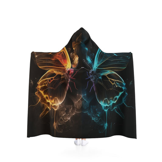 Hooded Blanket Kiss Neon Butterfly 7