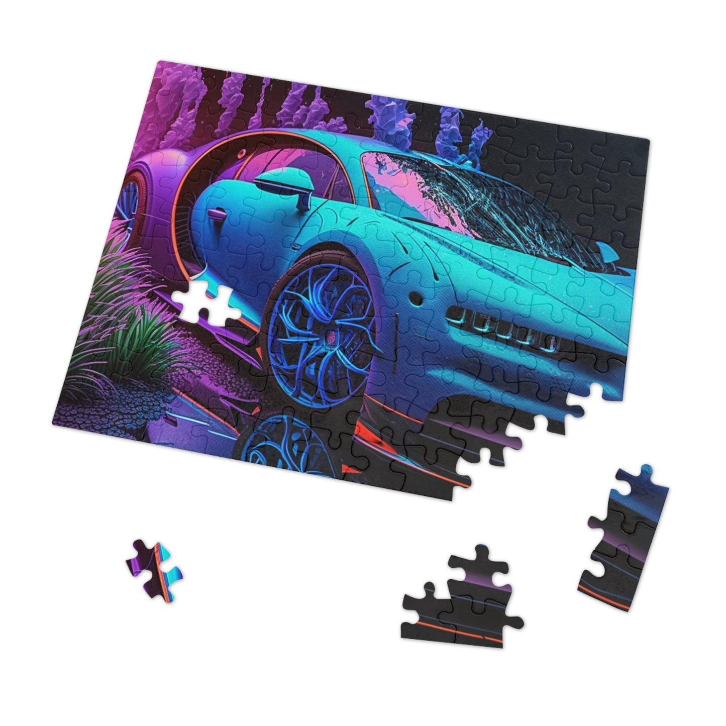 Jigsaw Puzzle (30, 110, 252, 500,1000-Piece) Bugatti Neon Chiron 2