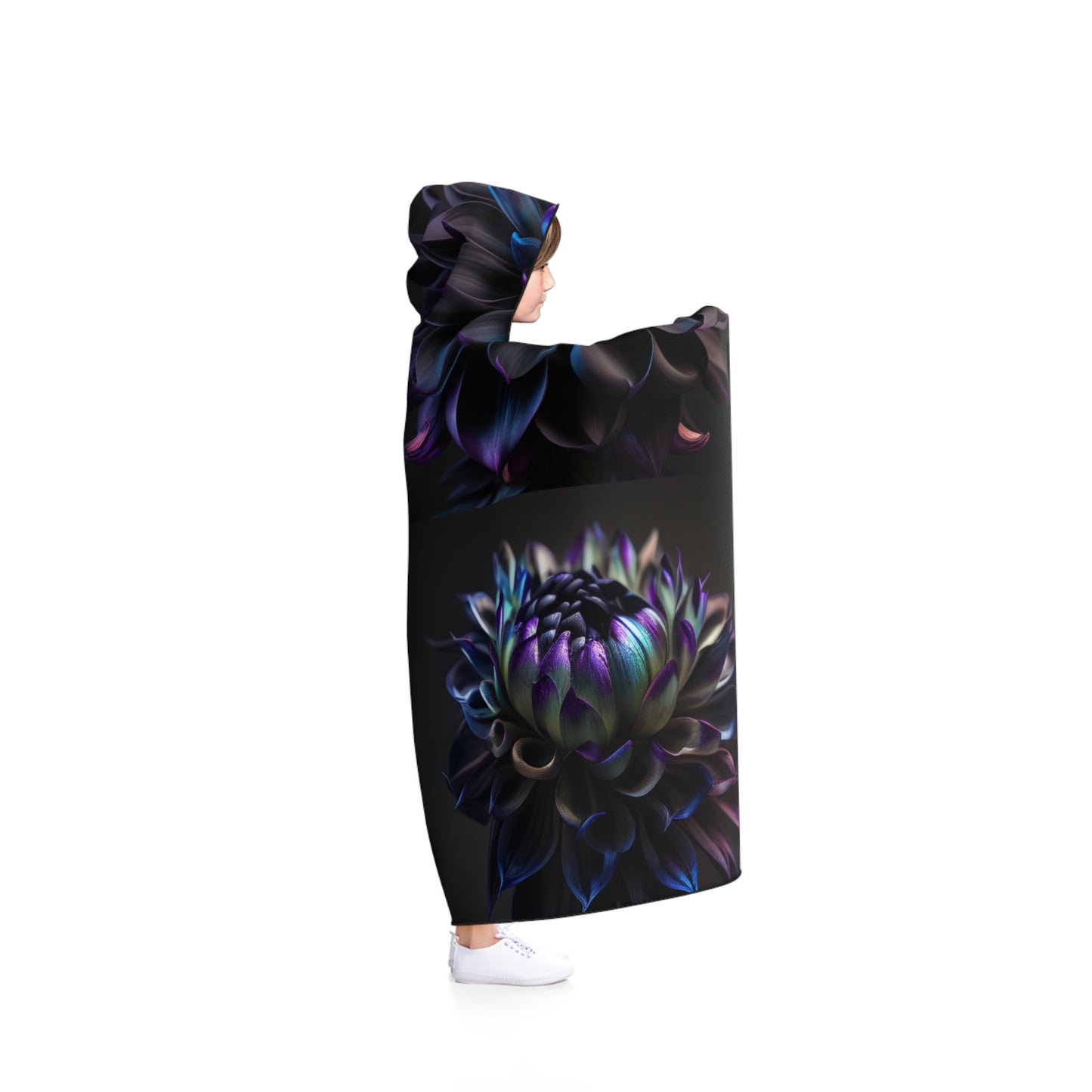 Hooded Blanket Dahlia Purple 5