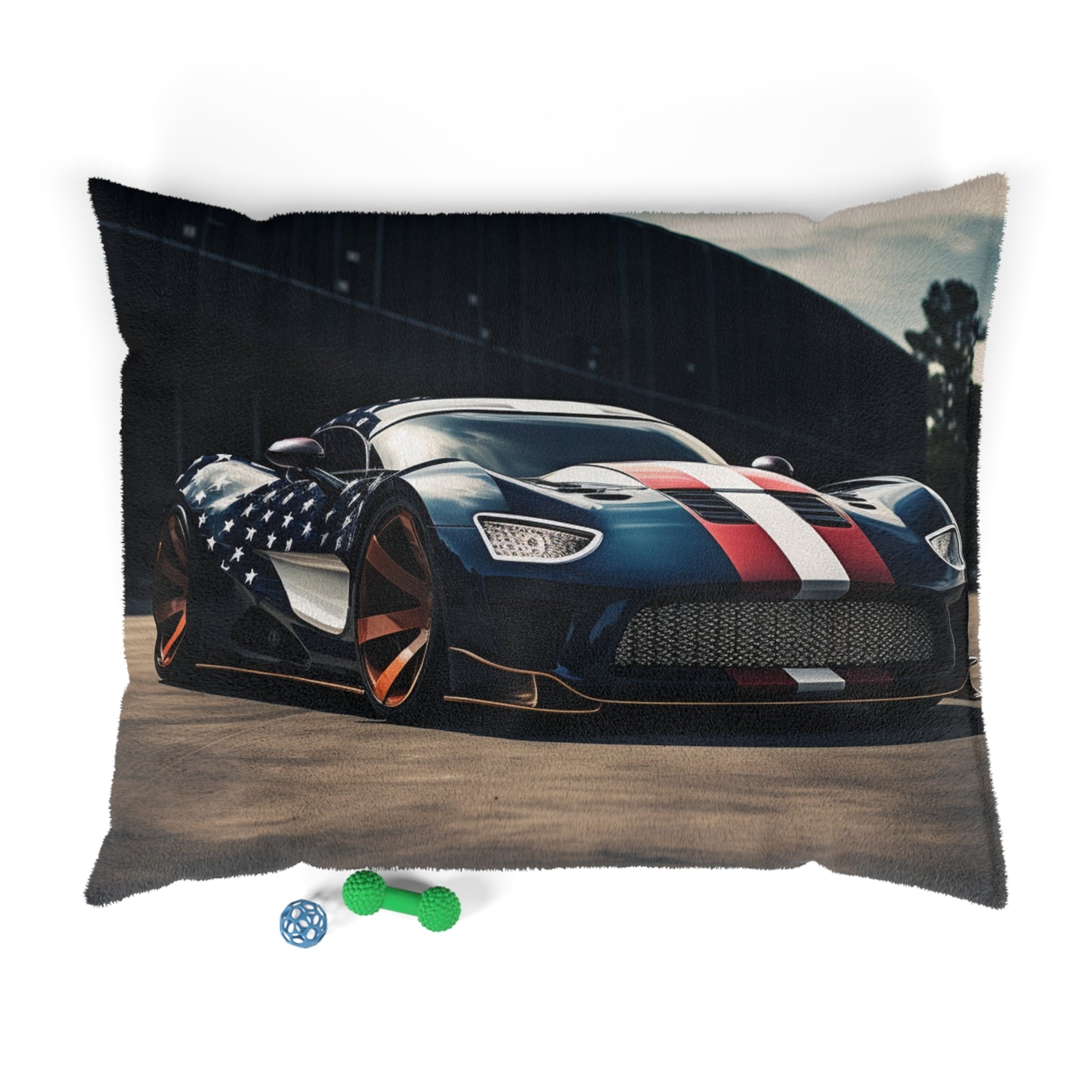Pet Bed Bugatti Flag American 2