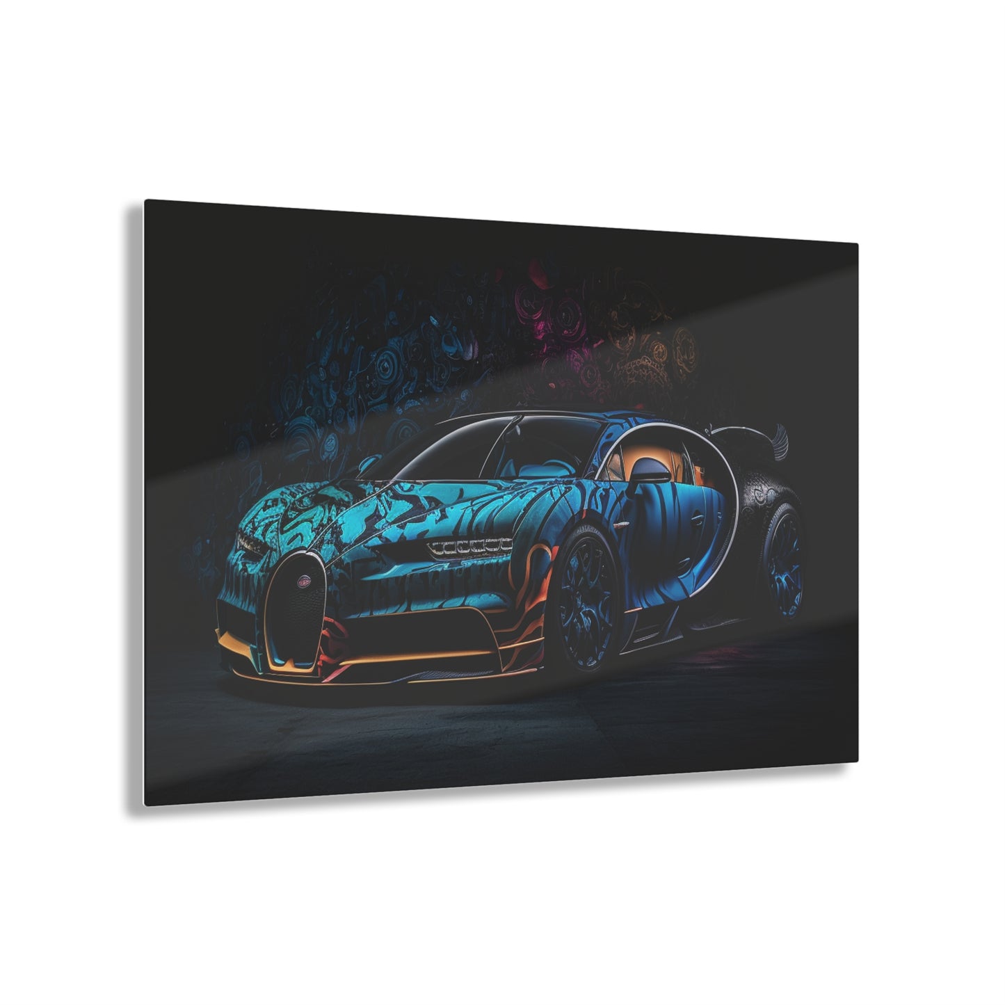 Acrylic Prints Bugatti Blue 3